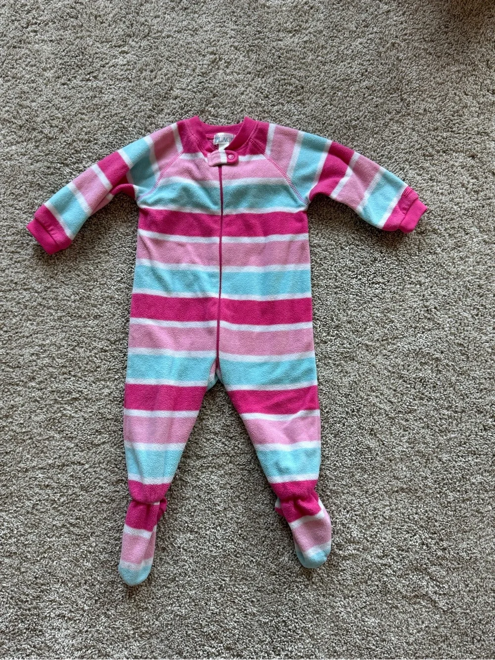 Baby Girl Fleece Footed Pajamas Bundle 18 Months Fleece Footed One-Piece Outfit